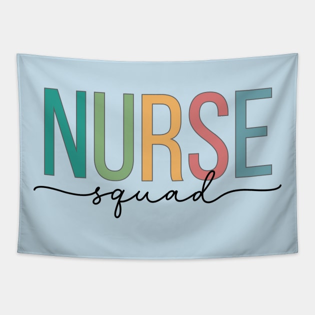 Nurse Squad Tapestry by RefinedApparelLTD