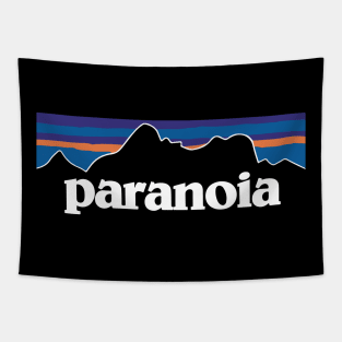 Paranoia fake funny Tapestry