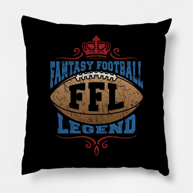 Fantasy Football Legend FFL Pillow by hobrath