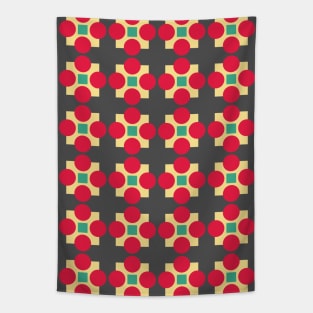 Square and Circle Seamless Pattern 001#001 Tapestry