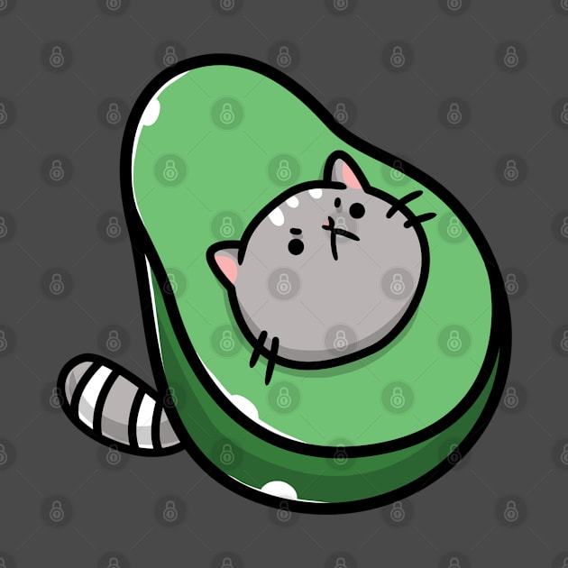 Angry cat avocado by Freecheese