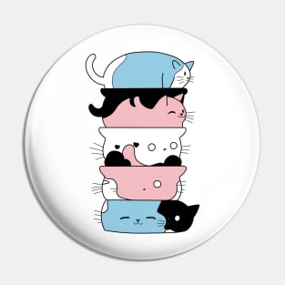 Cute Cat Stack Pin