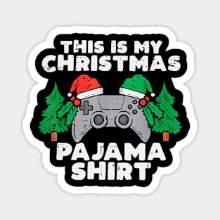 This Is My Christmas Pajama Video Games Boys Men Xmas Magnet