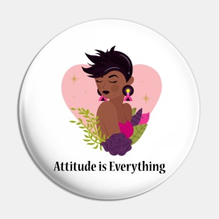 Attitude Is Everything - Law Of Attraction - Mindset - Mental Health Matters Pin