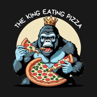 The  King Eating Pizza T-Shirt