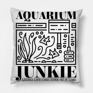 Aquarium Junkie Pillow