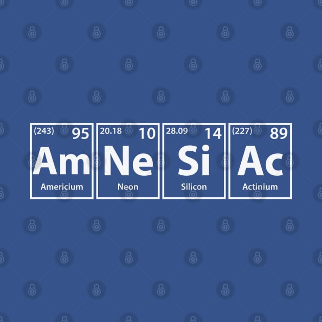 Amnesiac (Am-Ne-Si-Ac) Periodic Elements Spelling by cerebrands