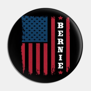 Bernie Sanders Vintage USA Flag Pin