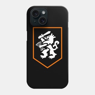 orange Netherlands lion emblem. Phone Case