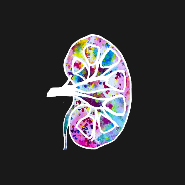 Confetti Kidney (Dark Background) by ayemfid