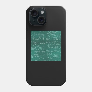 Math Formulas Chalkboard School Geek Phone Case