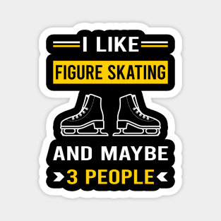 3 People Figure Skating Skate Skater Magnet