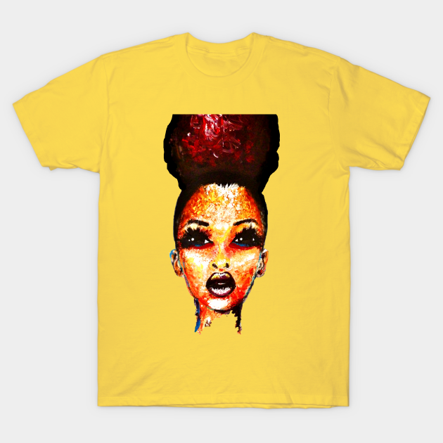 Discover Positive Attitude Natural Hair Puff Diva - Natural Hair - T-Shirt