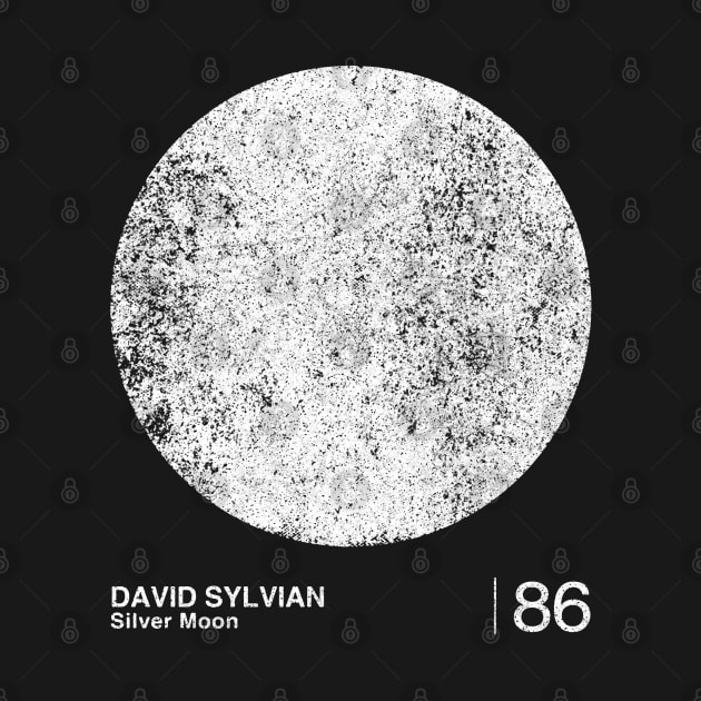 Silver Moon / David Sylvian / Minimalist Graphic Artwork Design by saudade