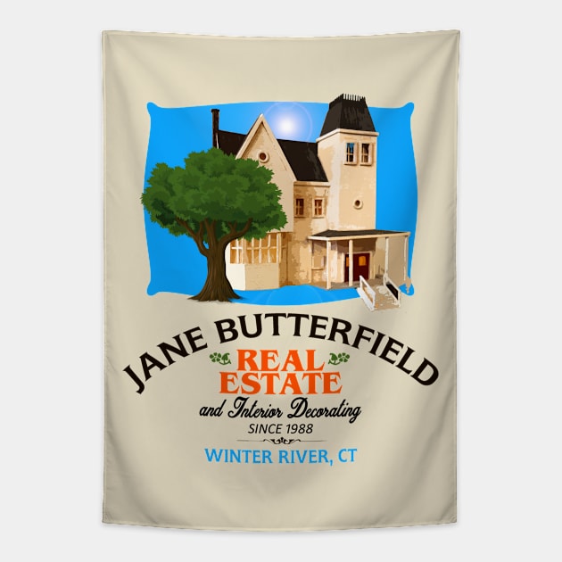 Jane Butterfield Real Estate from Beetlejuice Tapestry by MonkeyKing