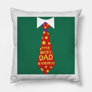 The Best Dad Ever Neck Tie Contrast Pillow