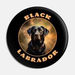 Black Labrador Pin