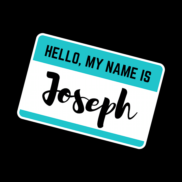 Hello My Name Is Joseph by Word Minimalism