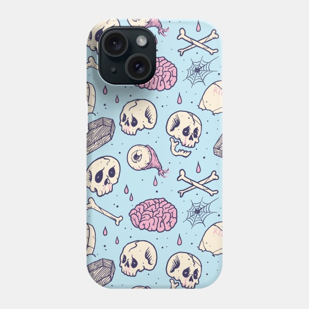 Death Phone Case by quilimo