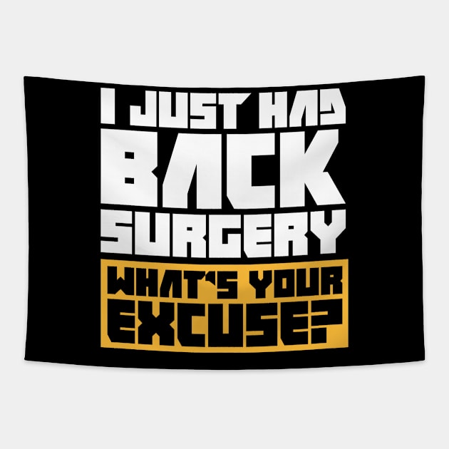 Spinal Fusion - Spine Back Surgery Get Well Gift Tapestry by Wizardmode