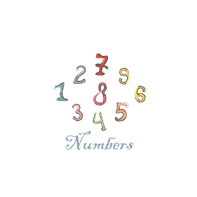 Numbers by Kristina Stellar Scandinavian Land