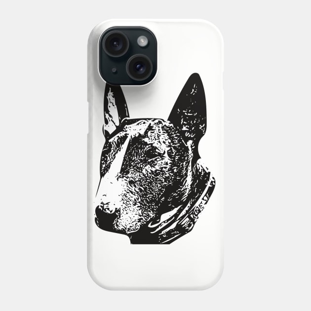 Brindle Bull Terrier Phone Case by DoggyStyles