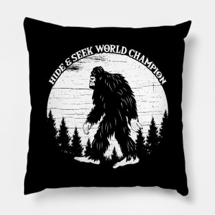 Bigfoot Hide And Seek World Champion Pillow