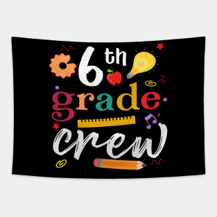 6th Grade Crew Back To School Tapestry