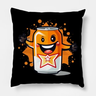 Soft drink cute T-Shirt cute giril Pillow