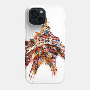 Eiffel Tower Watercolor Phone Case