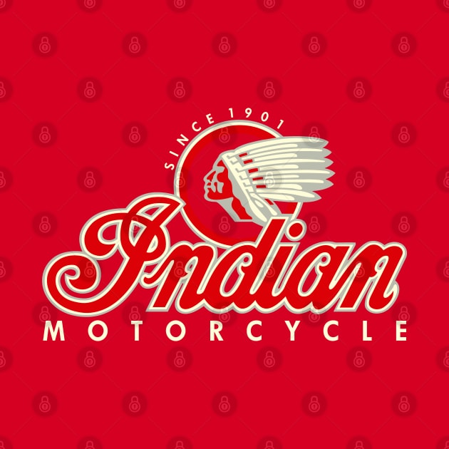 Indian Motorcycle Logo by funkymonkeytees