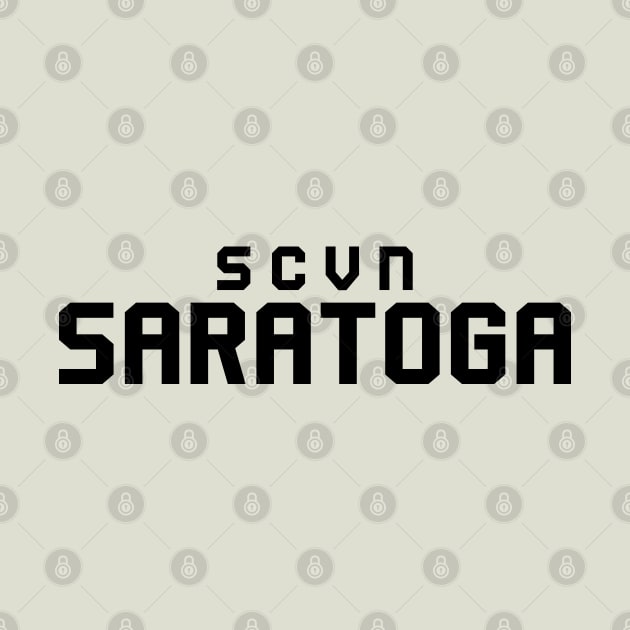 SCVN SARATOGA     (black) by Illustratorator