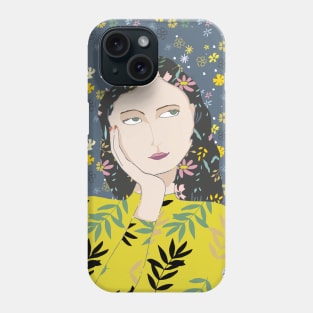 Lady Waiting Phone Case