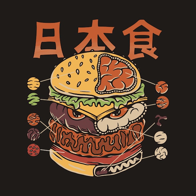 Monster Burger by footmark studio