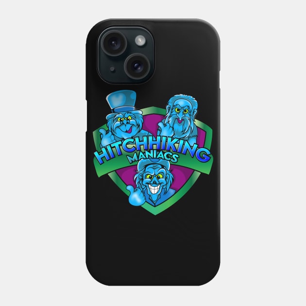 Hitch Hiking Maniacs Phone Case by DeepDiveThreads