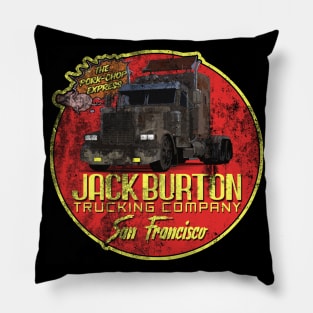 Jack Burton Trucking, distressed Pillow