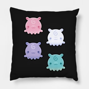 flapjack octopus babies Pillow