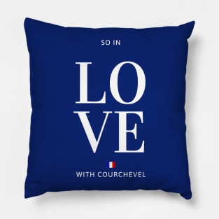 So in love with Courchevel Pillow