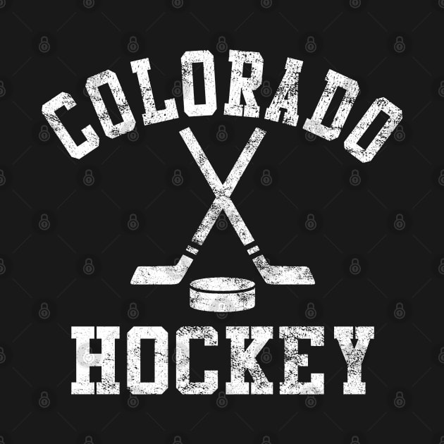 Vintage Colorado Hockey by tropicalteesshop