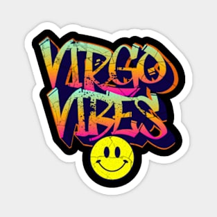 Virgo Vibes Graffiti Zodiac Birthday Magnet