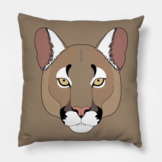 Mammal Heads Pillow by ProcyonidaeCreative