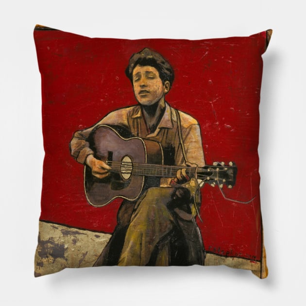 Folk singer Pillow by Raybomusic01