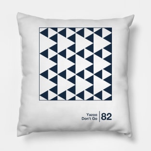 Yazoo - Minimalist Graphic Artwork Fan Design Pillow