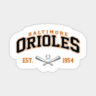 Retro Orioles Magnet