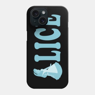 we are alice in blue Phone Case