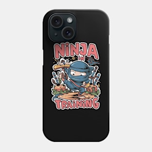 Ninja in Training - Funny Kawaii Ninja Phone Case