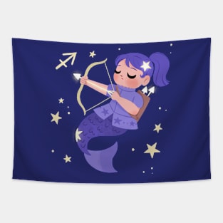 Sagittarius Mermaid Tapestry