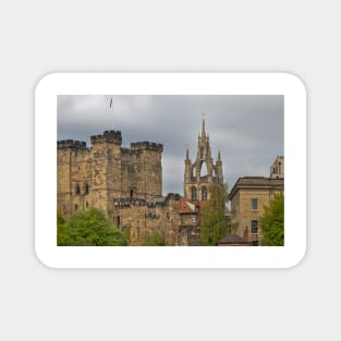 Newcastle upon Tyne cathedral and 'new' castle Magnet