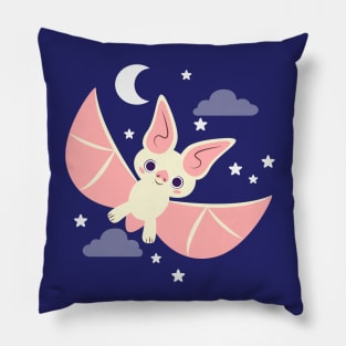 White Bat Pillow