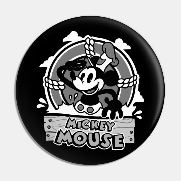Steamboat Willie Pin by FOUREYEDESIGN